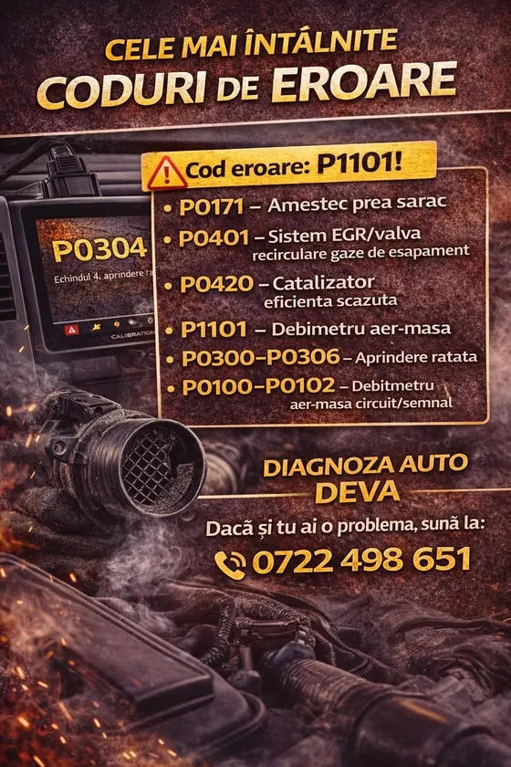 Postare: cele mai întâlnite coduri de eroare